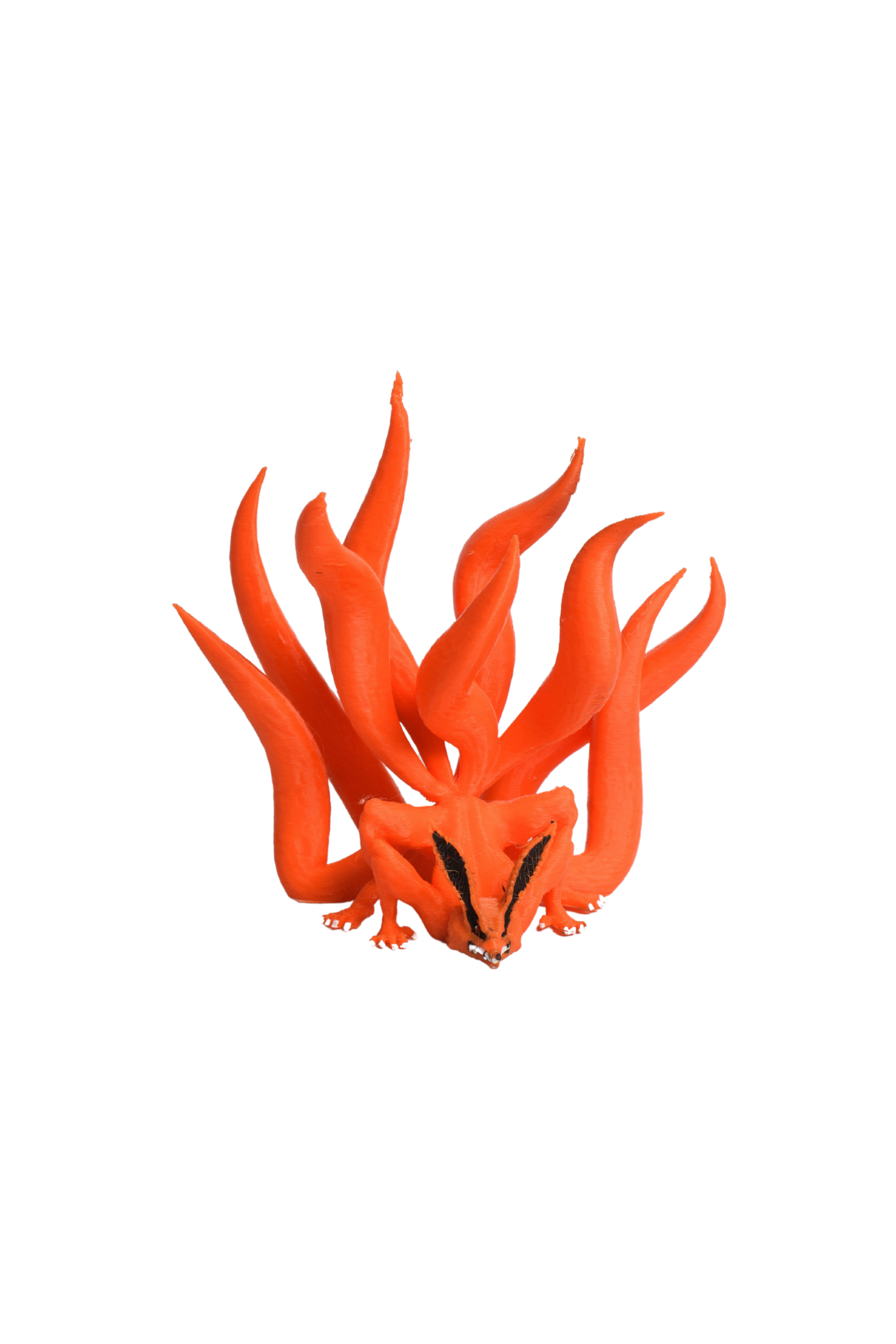 Kurama Mini Figurine Naruto - Nine-Tailed Fox Figure – 3D Printed Collectible