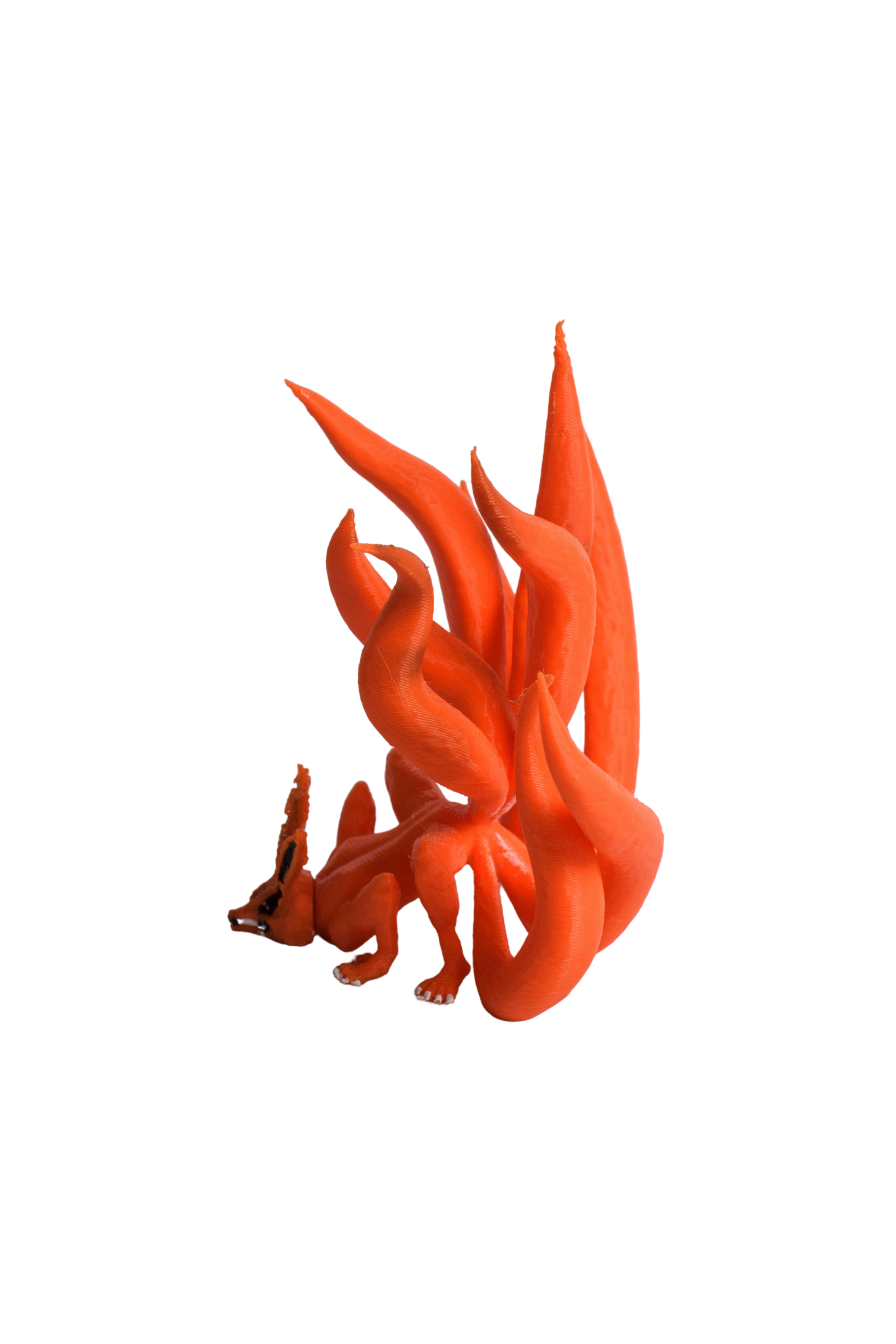 Kurama Mini Figurine Naruto - Nine-Tailed Fox Figure – 3D Printed Collectible