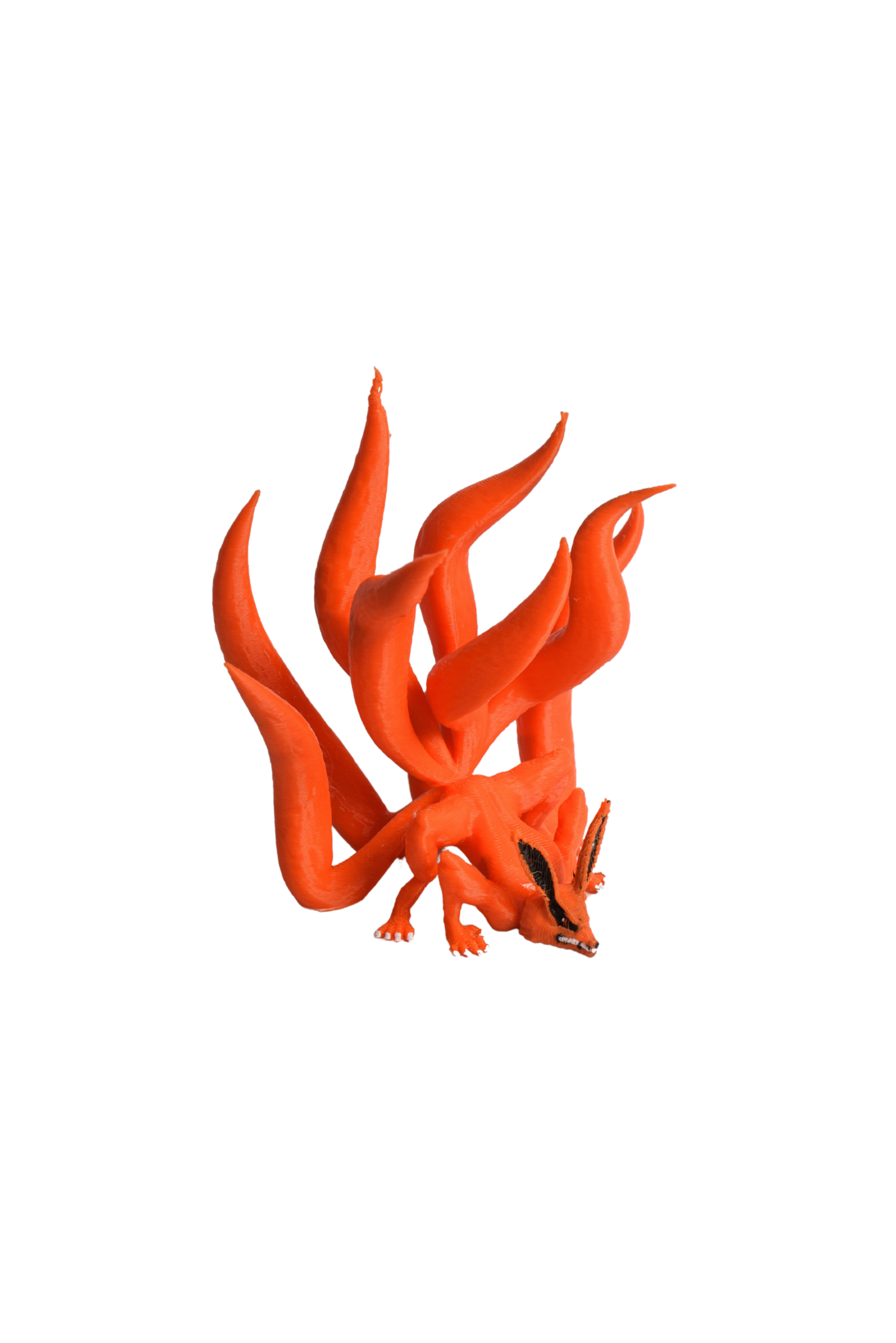 Kurama Mini Figurine Naruto - Nine-Tailed Fox Figure – 3D Printed Collectible