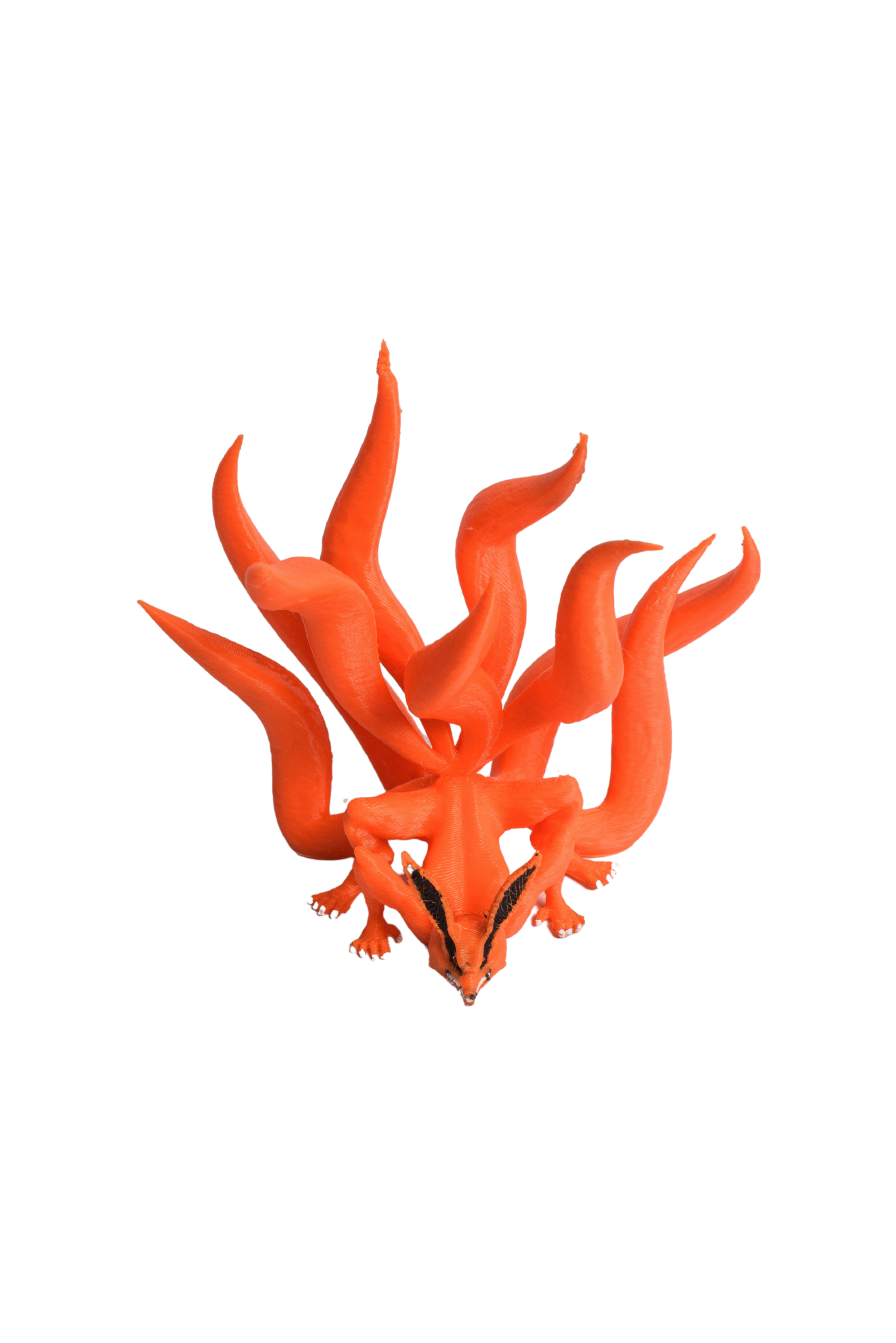 Kurama Mini Figurine Naruto - Nine-Tailed Fox Figure – 3D Printed Collectible